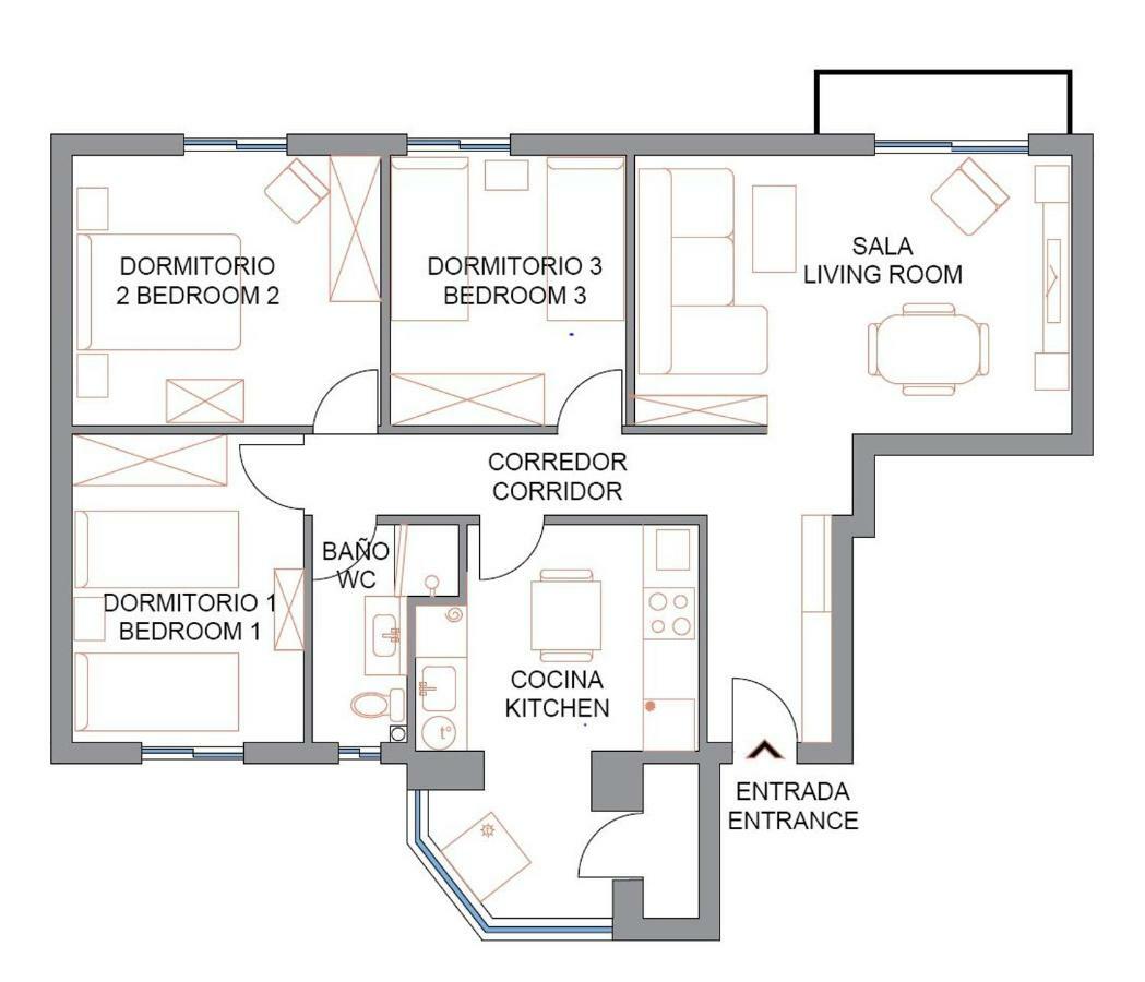 La Casa De Los Tres Amigos Sagunto 外观 照片
